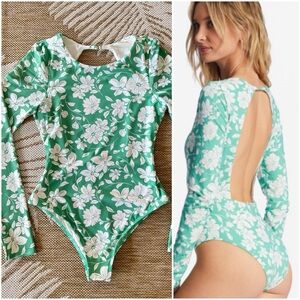 NEW! Billabong Field Day One-Piece Swimsuit Small